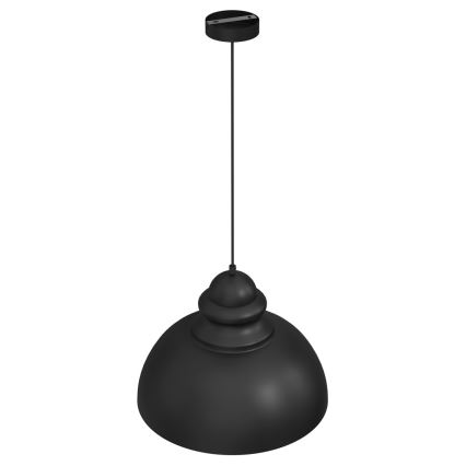 Hanglamp aan een koord CORIN 1xE27/60W/230V zwart