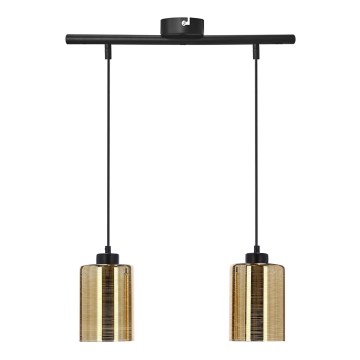 Hanglamp aan een koord COX 2xE27/60W/230V goud