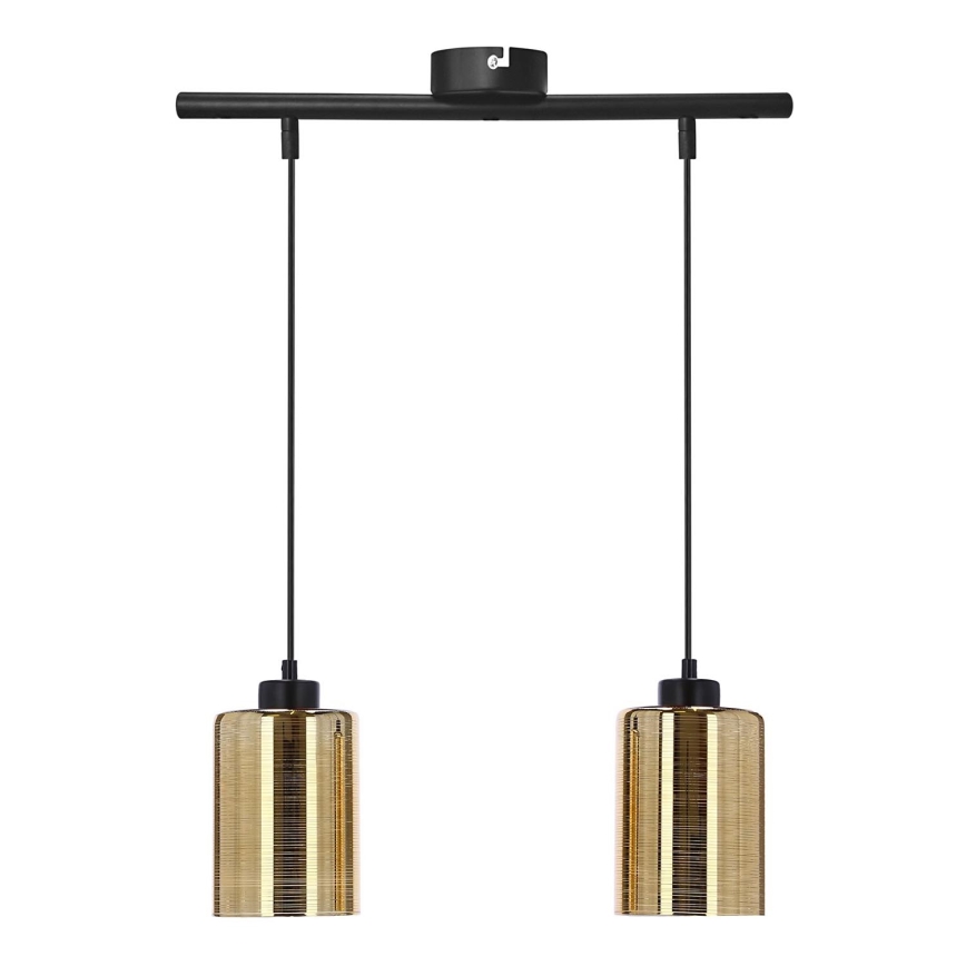 Hanglamp aan een koord COX 2xE27/60W/230V goud