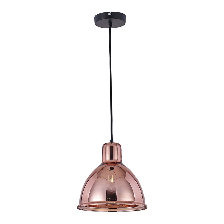 Hanglamp aan een koord CREATE 1xE27/11W/230V roze goud