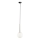 Hanglamp aan een koord DAISY 1xG9/12W/230V diameter 14 cm glanzend chroom/zwart/wit