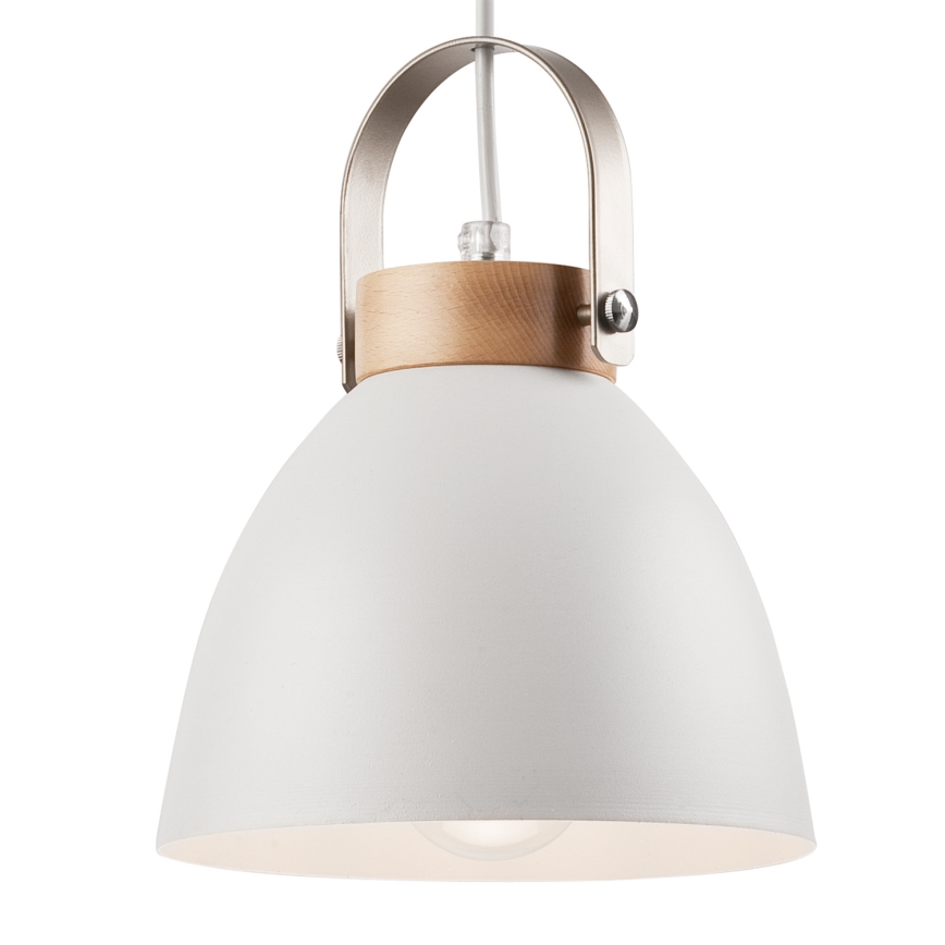 Hanglamp aan een koord DANIELLE 1xE27/60W/230V beuken