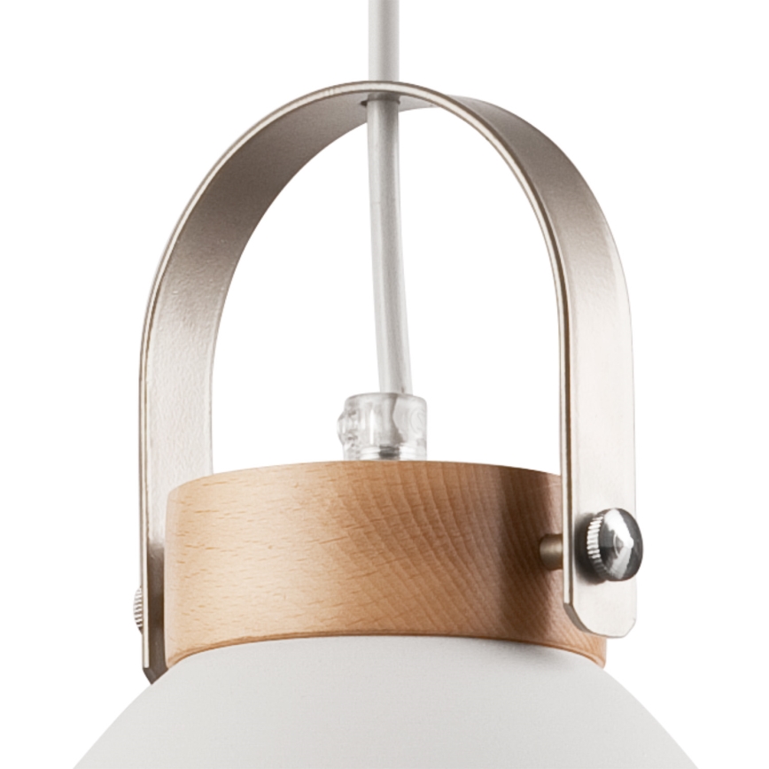 Hanglamp aan een koord DANIELLE 1xE27/60W/230V beuken