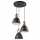 Hanglamp aan een koord DANIELLE 3xE27/60W/230V beuken