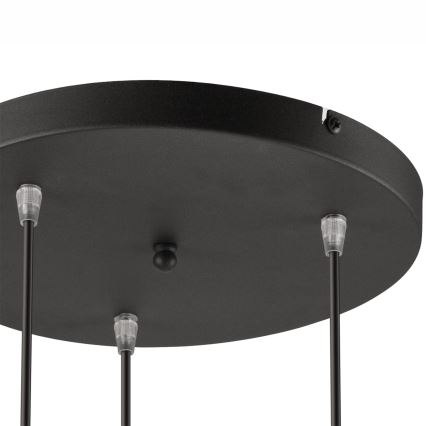 Hanglamp aan een koord DANIELLE 3xE27/60W/230V beuken