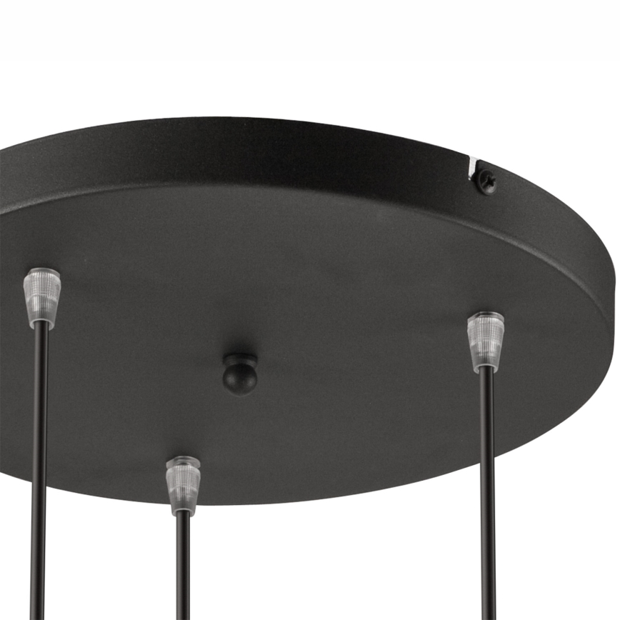 Hanglamp aan een koord DANIELLE 3xE27/60W/230V beuken