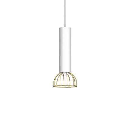 Hanglamp aan een koord DANTE 1xGU10/25W/230V wit/goud