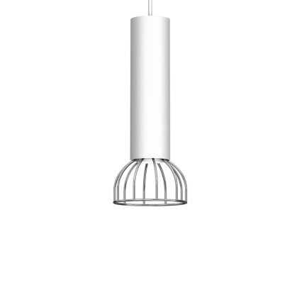 Hanglamp aan een koord DANTE 1xGU10/25W/230V zilver/glanzend chroom