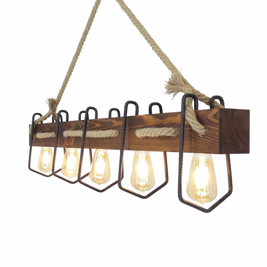 Hanglamp aan een koord DEMIR 5xE27/40W/230V