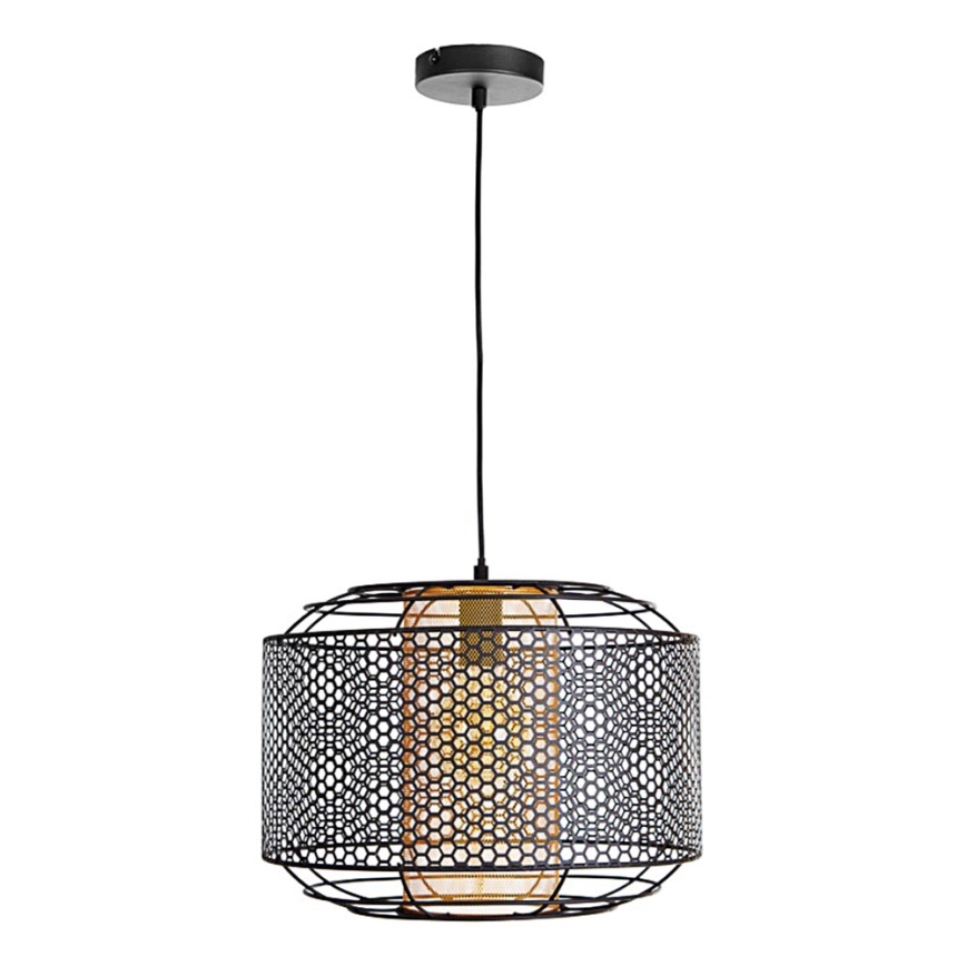 Hanglamp aan een koord DENTON 1xE27/40W/230V zwart
