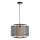 Hanglamp aan een koord DENTON 1xE27/40W/230V zwart