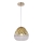 Hanglamp aan een koord DIAMOND 1xE27/11W/230V gouden