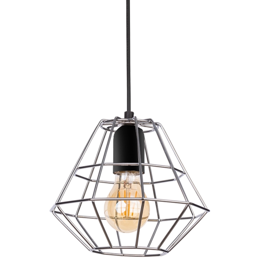 Hanglamp aan een koord DIAMOND 1xE27/60W/230V