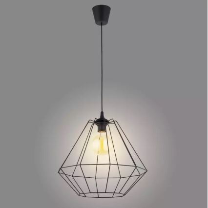 Hanglamp aan een koord DIAMOND 1xE27/60W/230V