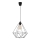 Hanglamp aan een koord DIAMOND 1xE27/60W/230V zwart