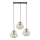 Hanglamp aan een koord DIAMOND 3xE27/60W/230V goud