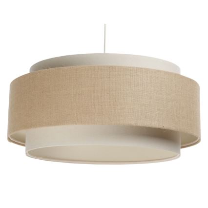 Hanglamp aan een koord DOBLO 1xE27/60W/230V beige/crème