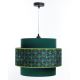 Hanglamp aan een koord DOBLO 1xE27/60W/230V groen