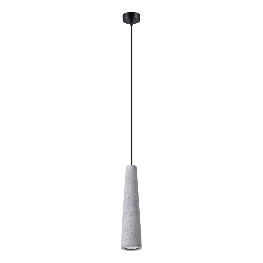 Hanglamp aan een koord ELECTRA 1xGU10/10W/230V beton/grijs