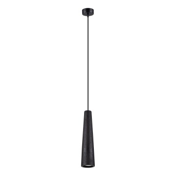 Hanglamp aan een koord ELECTRA 1xGU10/10W/230V beton/zwart