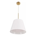 Hanglamp aan een koord ELENA 1xE27/20W/230V wit