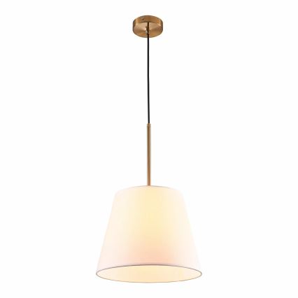 Hanglamp aan een koord ELENA 1xE27/20W/230V wit