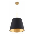 Hanglamp aan een koord ELENA 1xE27/20W/230V zwart