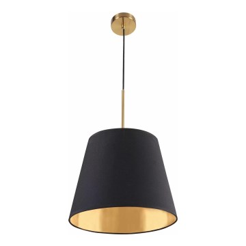 Hanglamp aan een koord ELENA 1xE27/20W/230V zwart
