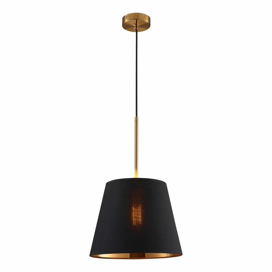 Hanglamp aan een koord ELENA 1xE27/20W/230V zwart