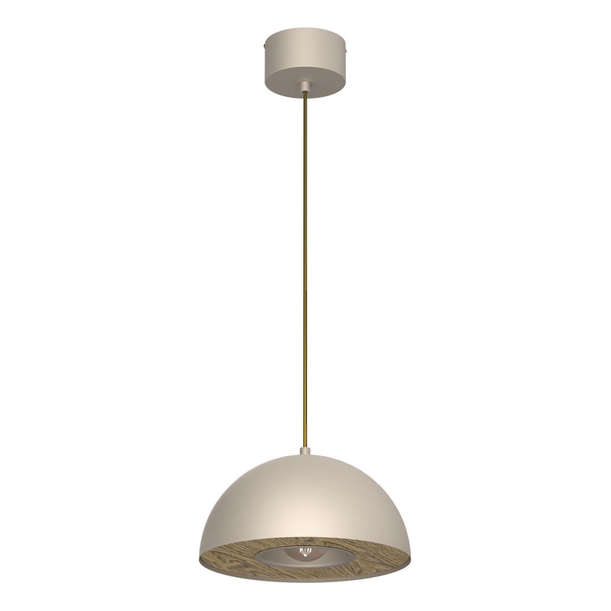 Hanglamp aan een koord ELGUND 1xE27/15W/230V diameter 28,5 cm beige