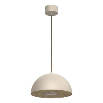 Hanglamp aan een koord ELGUND 1xE27/15W/230V diameter 35 cm beige