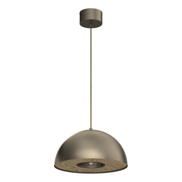 Hanglamp aan een koord ELGUND 1xE27/15W/230V diameter 35 cm messing