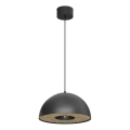 Hanglamp aan een koord ELGUND 1xE27/15W/230V diameter 35 cm zwart