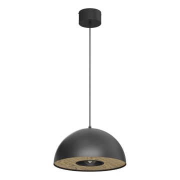 Hanglamp aan een koord ELGUND 1xE27/15W/230V diameter 35 cm zwart