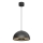 Hanglamp aan een koord ELGUND 1xE27/15W/230V diameter 35 cm zwart