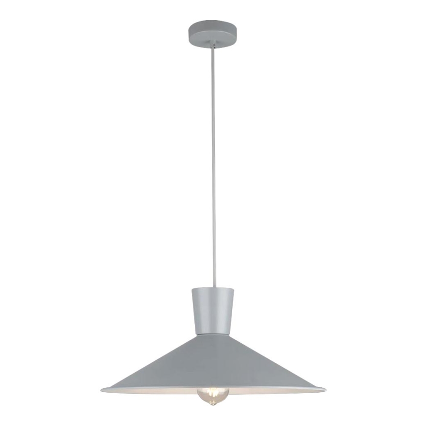 Hanglamp aan een koord ELISTA 1xE27/60W/230V grijs