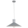 Hanglamp aan een koord ELISTA 1xE27/60W/230V grijs