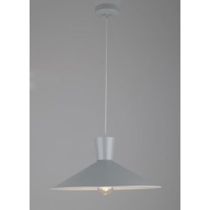 Hanglamp aan een koord ELISTA 1xE27/60W/230V grijs