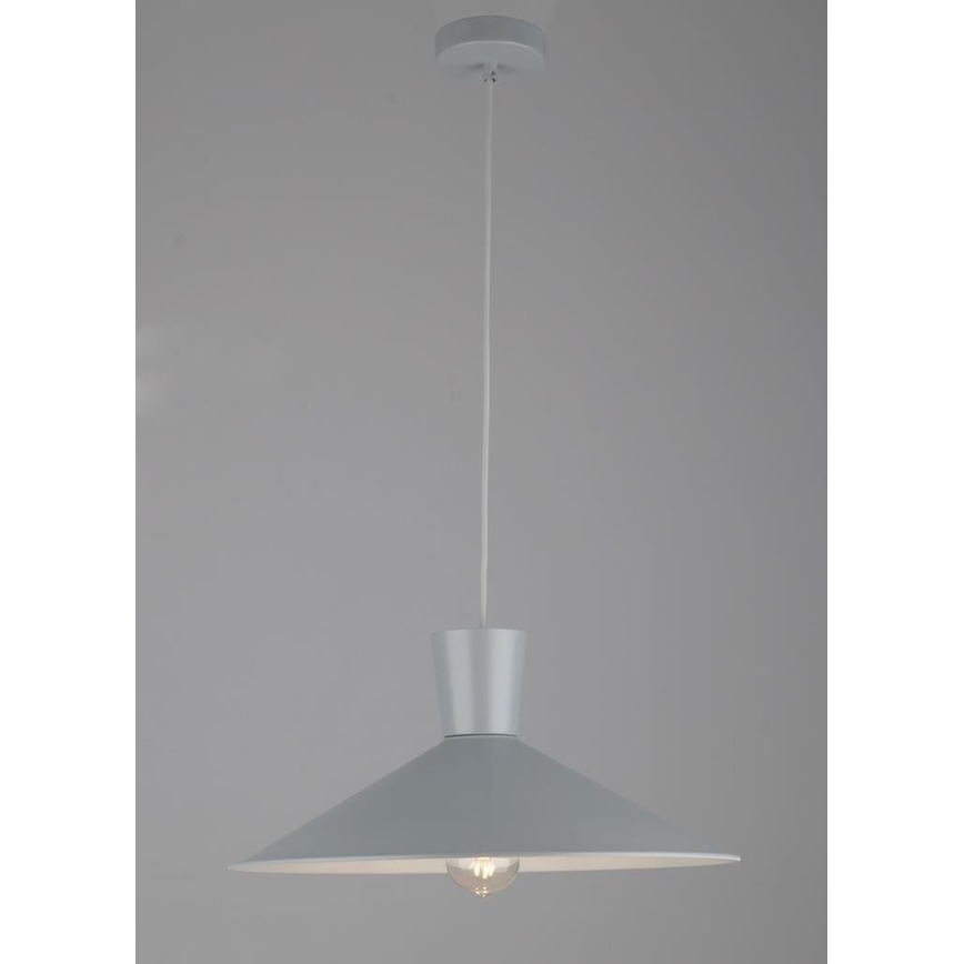 Hanglamp aan een koord ELISTA 1xE27/60W/230V grijs