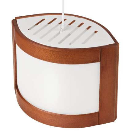 Hanglamp aan een koord ELODIE 1xE27/60W/230V eiken