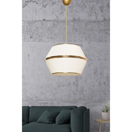 Hanglamp aan een koord ESCAPE 1xE27/60W/230V wit