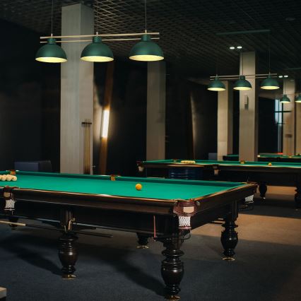 Hanglamp aan een koord ESTATE 3xE27/15W/230V groen