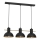 Hanglamp aan een koord ESTATE MINI 3xE27/15W/230V zwart