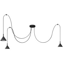 Hanglamp aan een koord ETNA 3xGX53/10W/230V zwart