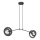 Hanglamp aan een koord EUFORIA 2xE27/15W/230V zwart