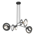Hanglamp aan een koord EUFORIA 4xE27/15W/230V zwart
