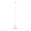Hanglamp aan een koord FABO 1xE27/15W/230V wit