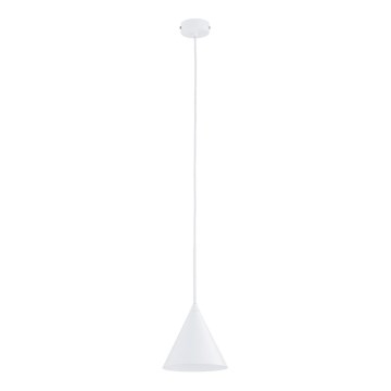 Hanglamp aan een koord FABO 1xE27/15W/230V wit