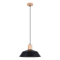 Hanglamp aan een koord FANO 1xE27/15W/230V diameter 34 cm zwart