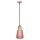 Hanglamp aan een koord FARO 1xE27/40W/230V roze/beuken